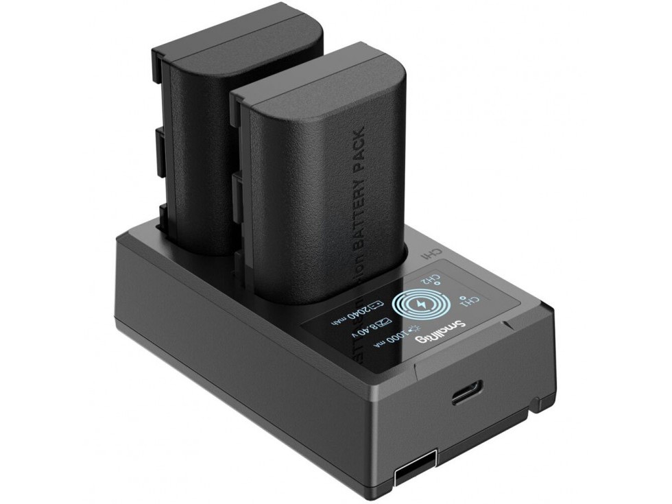 BATERÍA SMALLRIG LP-E6NH KIT 2 X BAT + CARGADOR